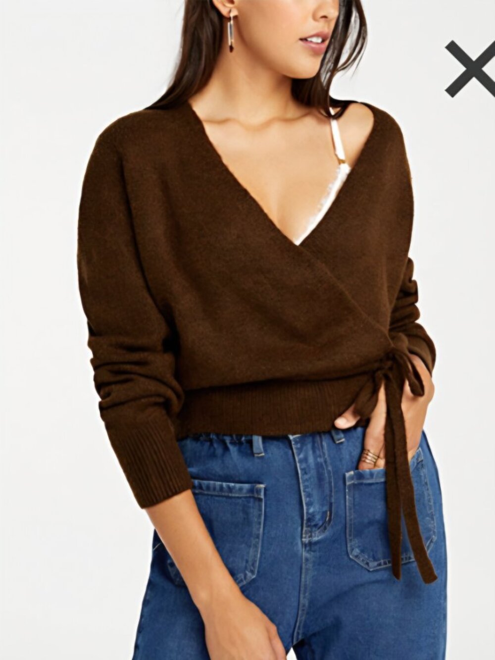 Simons brown cardigan size M